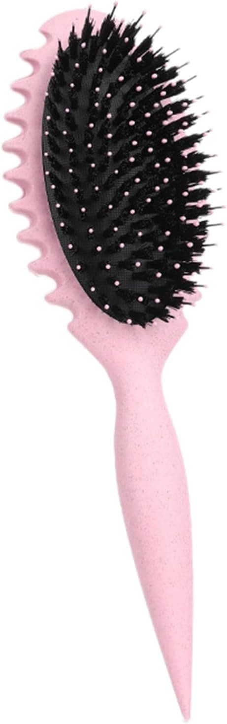 pc Lockförstärkande Borste Allround Hårkam Definierande Mjuka Borst Hårbottenmassage Luftkudde Lockig Form Styling Rosa Pink