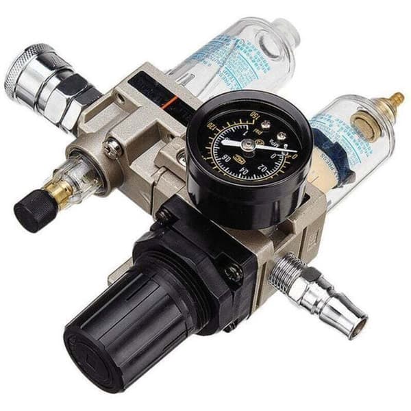 Manuell pneumatisk lufttrycksregulator kompressor oljevattenavskiljare 150Psi AL2000-02 AW2000-0