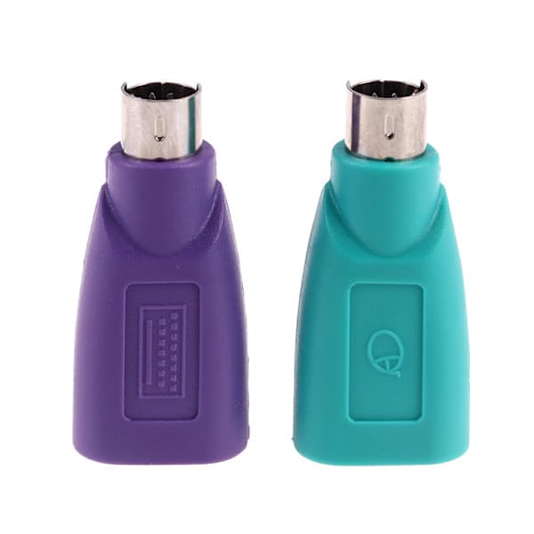 1 par tastatur mus PS2 til PS/2 USB adapter konverter til USB