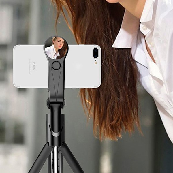 TD® Sisäänvedettävä ja kannettava Bluetooth Selfiekeppiteline