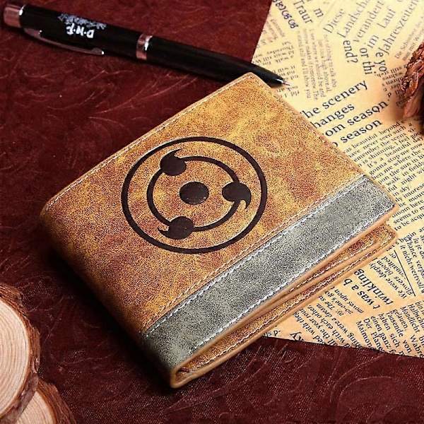 Lommebok Anime Attack On Titan PU Lær Herre Lommebok Jiyuu no Tsubasa Kort Pung N 3