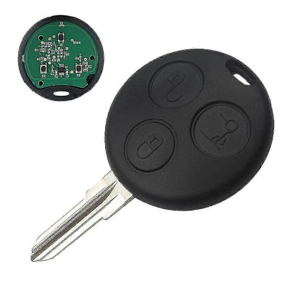 433.92mhz 3 Knapper Smart Fjernkontrollnøkkel For Benz Smart Fortwo Forfour Roadster -JA