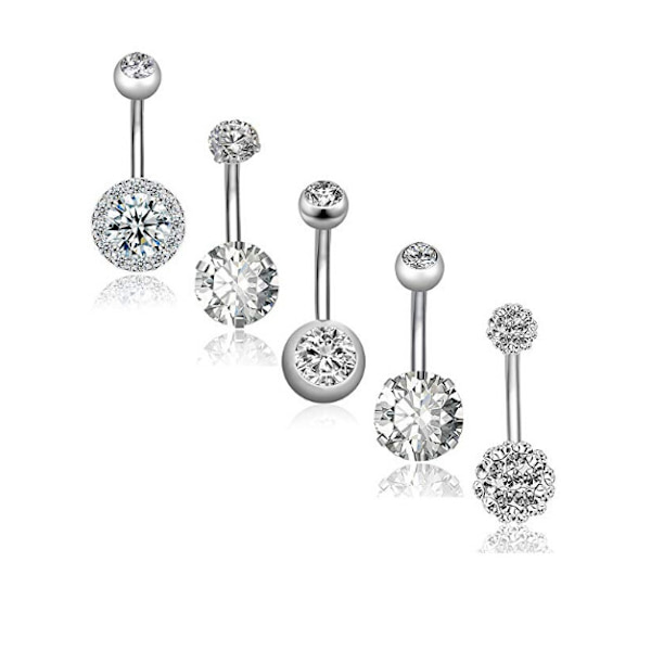 Navelpiercing 5 st / set