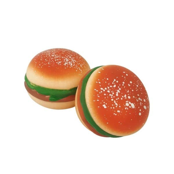 Burger Stressbold 3D Squishy Hamburger Fidget Legetøj Silikone Dekompression Silikone Klemme Fidget Bold Fidget Sanselegetøj