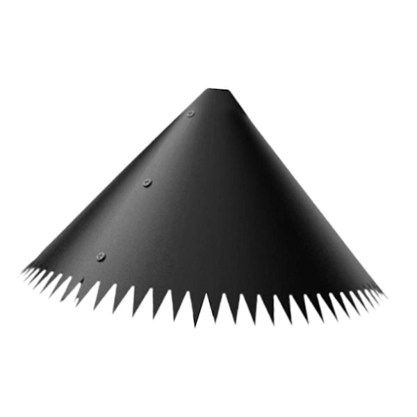 Egernafviser Genanvendelig Monteringsstopper til Fuglefoderhus Stang Beskyttende Terrasse 14 tommer Black 16 inch