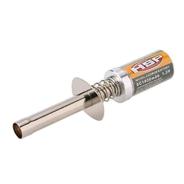 Til 80101 1800mah 1.2v Gløderørstænder Til RC Bil 1/8 1/10 80101 Genopladelig Gløderørstænder - Ingen Oplader
