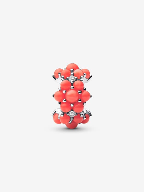 - Korallfärgad Ocean Charm - Sterling silver