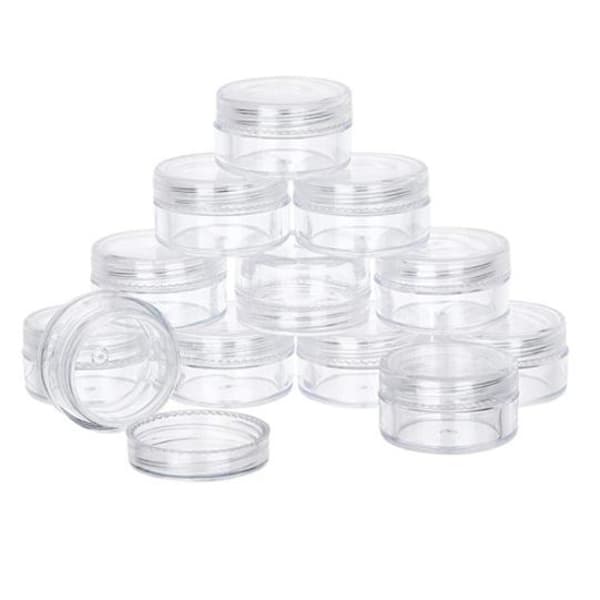 10 stk. opbevaringsglas - 10 ml