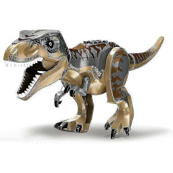 Jurassic T-rex Raptor Modulær Konstruktion Byggeklodser Legetøj til Børn i Alderen 3-12 Grey