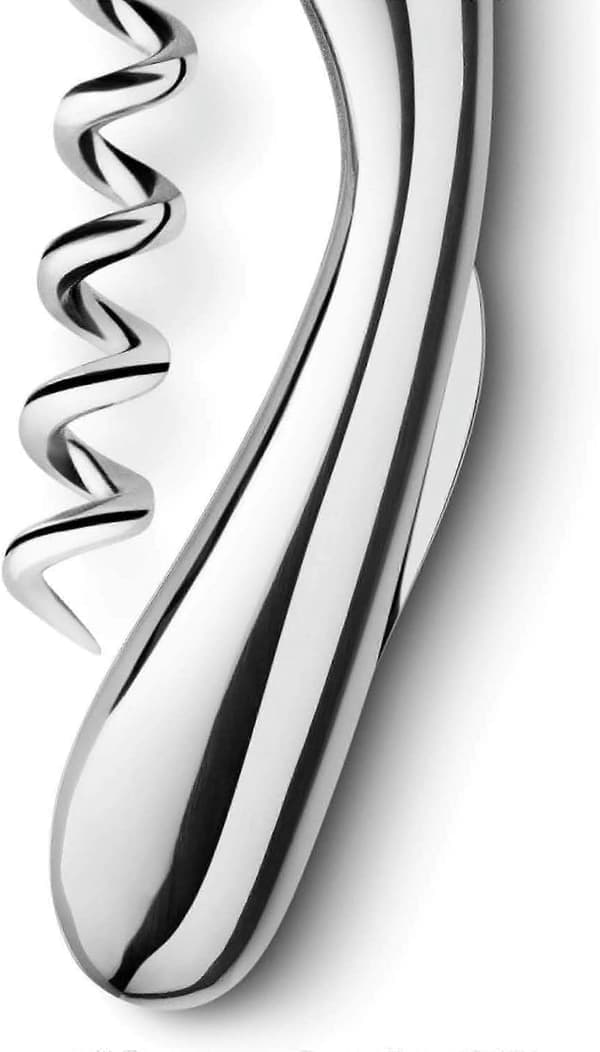 25-26 Georg Jensen GJ 081031 proptrækker, rustfrit stål, rustfrit stål, 15,7 x 7,7 x 2,8 cm