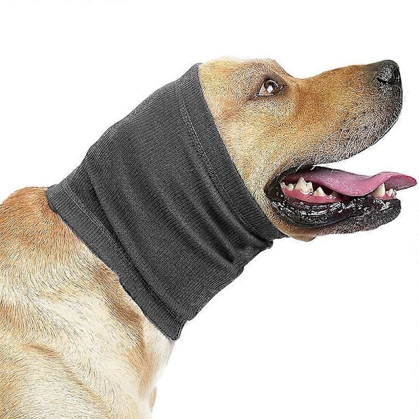 Beroligende Hundeøre Dækken Kæledyrshætte Ørevarmere Komfort Kæledyrsøre Beskytter Angstlindring ved Badning for Blue M