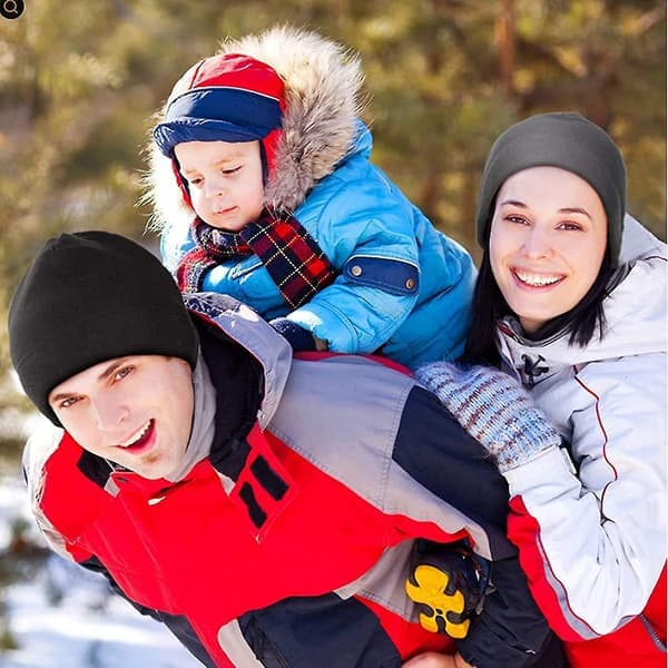 Mössa i bomull, stickade mössor unisex löparmössa vinter sommar sportmössa sovmössa