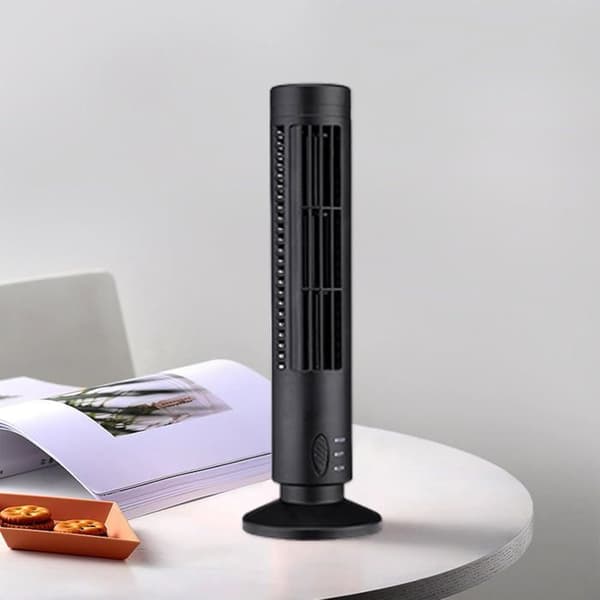 Kraftfull USB-tornfläkt för kontor, hem och arbetsplats
