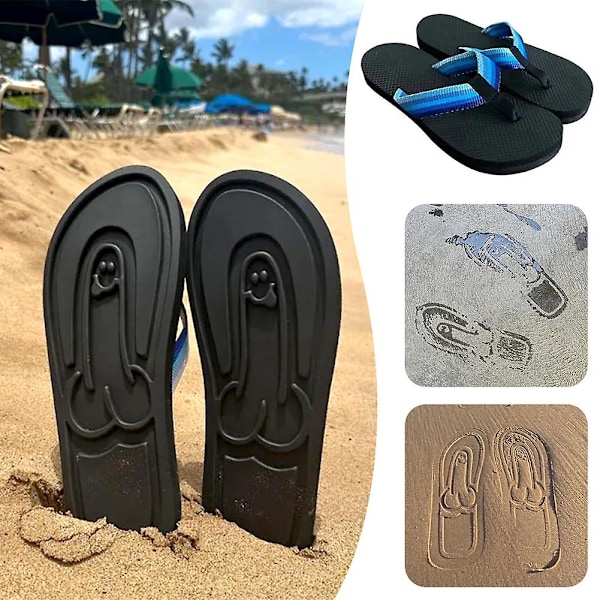 Hiding Peniss Flip-flops Parodi Slippers Alsidige Letvægts Slippers til Strandrejser 39
