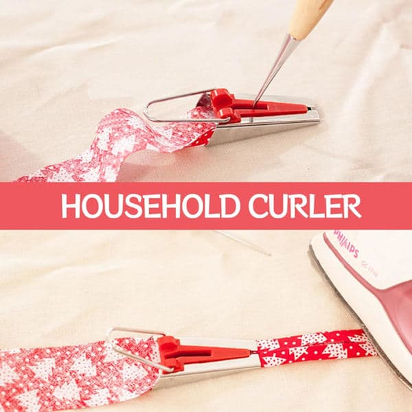 4 stk. Bias Tape Maker Sæt, Holdbar Hård Plast og Rustfrit Stål, Syning Binding Quilting Værktøjer, Perfekt til DIY Patchwork Kunst og Håndværk