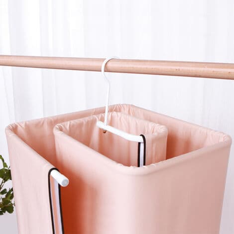 Sæt med 2 spiralbøjler til lagner og tæpper – Ventileret design for hurtig tørring – Holdbar og pladsbesparende
