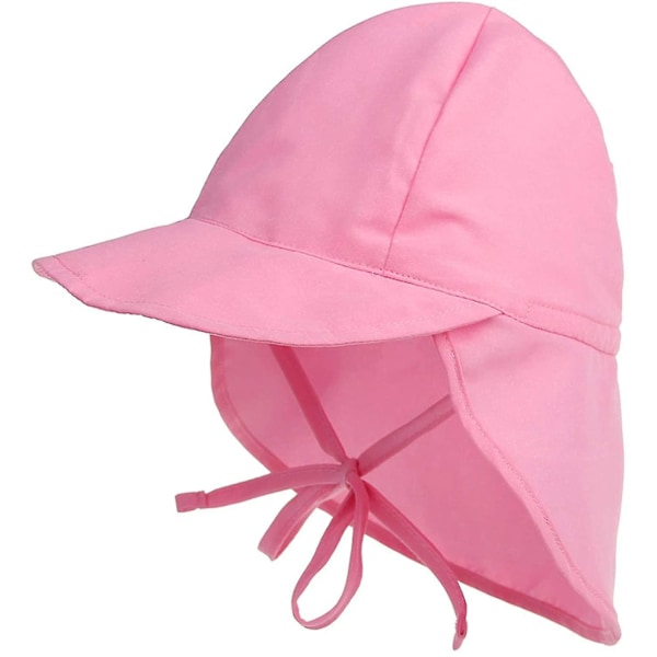Solhatt for småbarn UPF 50+ Solhatt for små gutter Solbeskyttelse Solhatter 2-4T C Pink