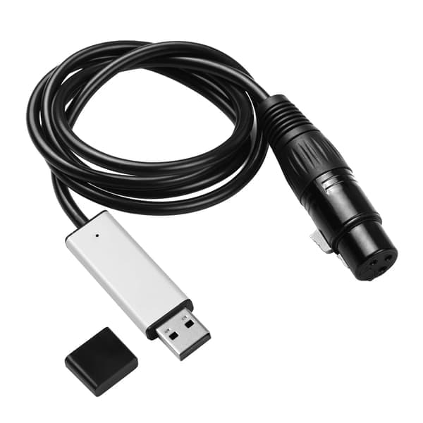 USB til DMX Interface Adapter - LED DMX512 Computer PC Scenelys Controller Lysdæmper