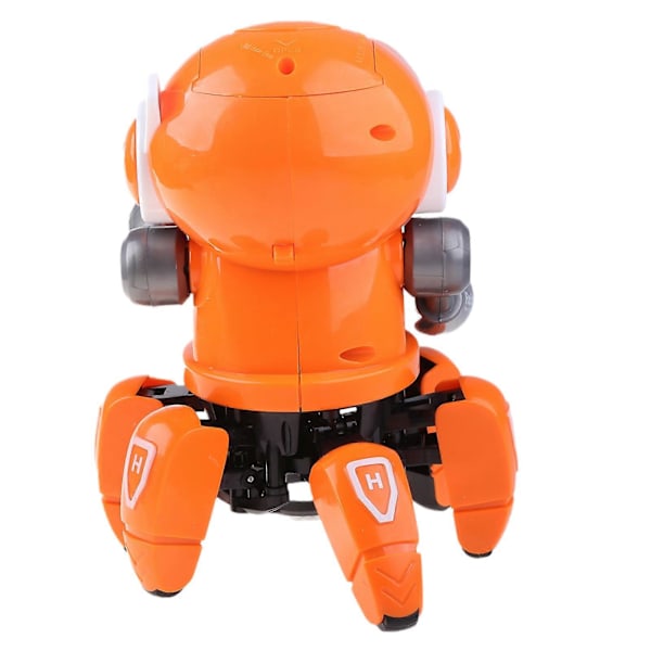 Elektronisk Robot Legetøj Syngende Musik Robot med Musikalske og Farverige Lys