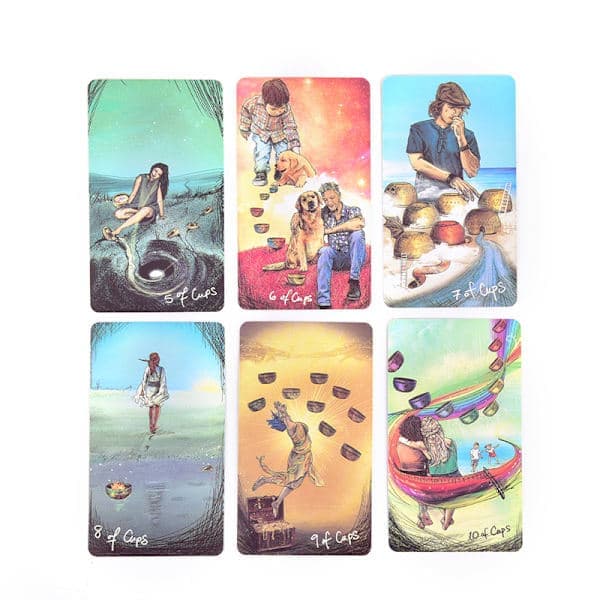 Light Seer's Tarot Deck, 78 kort tarot deck med e-guidebog, spådomsorakelkort flersproget udgave