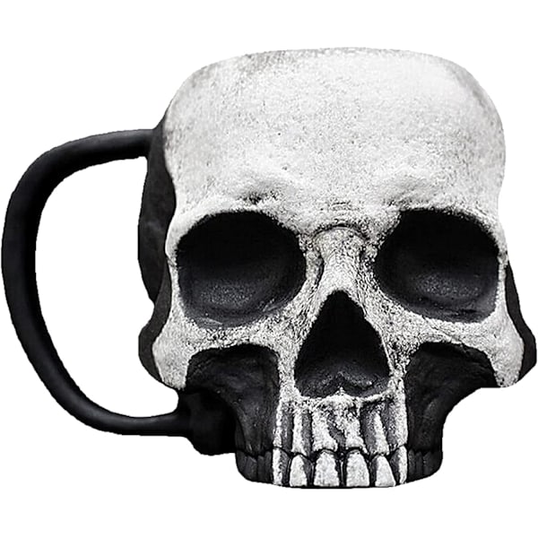 Kraniekop, Makabre Kaffekopper/Kop, Halloween Kranie Dekorationer, Håndlavet Gavekrus