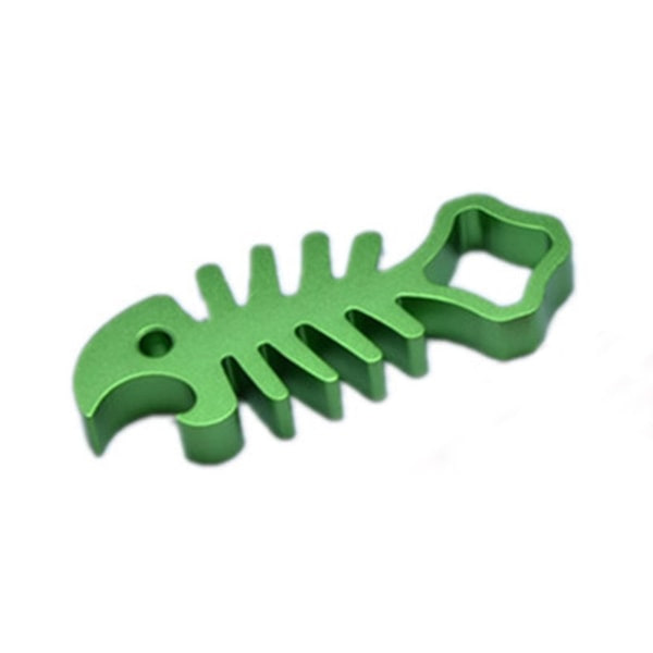 Fishbones mutternyckel skiftnyckel verktyg, för Gopro-kamera, aluminiumlegering skiftnyckel Green