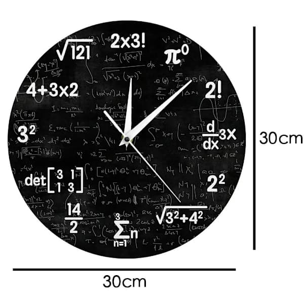 Matematik Vægur Matematik Ur Dimissionsgave