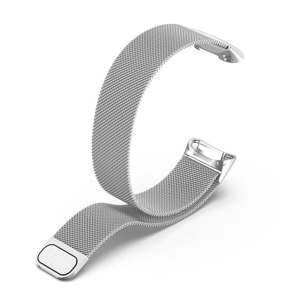 Milanese Loop armbånd til Fitbit Charge 5 / 6 - Sølv