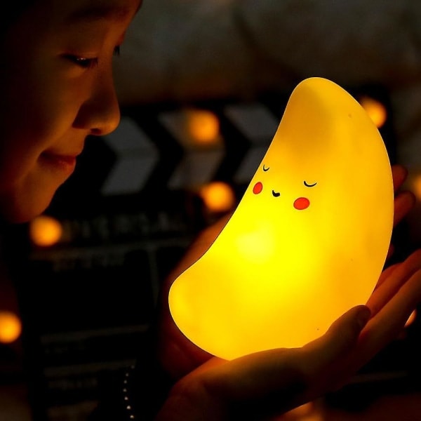 Måne lille natlampe Dekorativ natlampe