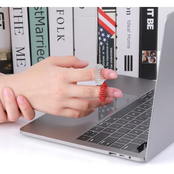 30 Stykker Piggede Sensoriske Fingerringe Akupressurring Sæt God Pigget Fidget Ring
