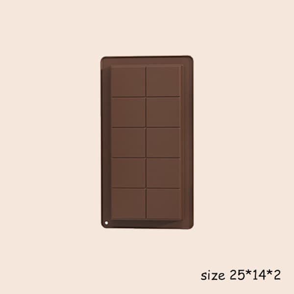 Silikone Chokoladeforme (2-pak) - DIY Slikfremstillingsværktøjer
