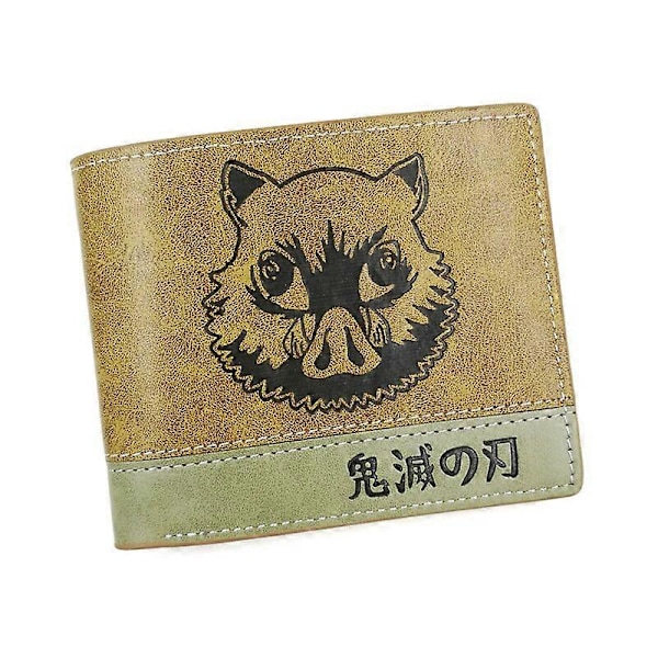 Lompakko Anime Attack On Titan PU-nahka Miesten lompakko Jiyuu no Tsubasa Lyhyt lompakko demon slayer C