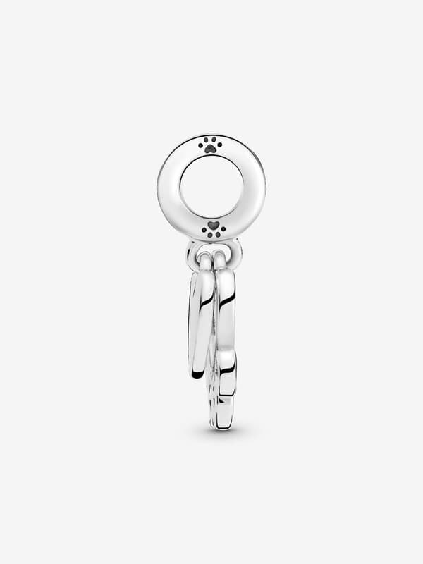 - Hjerter & Poteaftryk Dingle Charm - Sterling sølv