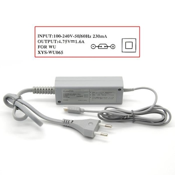 Strömförsörjning AC-adapter för Nintendo WII U Gamepad
