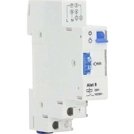 Aiperq Mekanisk Timer 1 til 7 Minutter, Tidskontrollbryter, 230V AC Tidsregulator for Lysvarmere