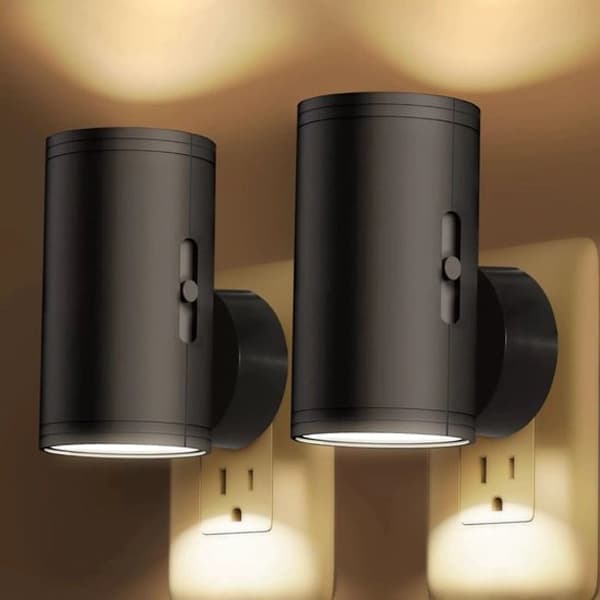 Todelt LED-nattlys med plugg - 5300 lumen - 2700K