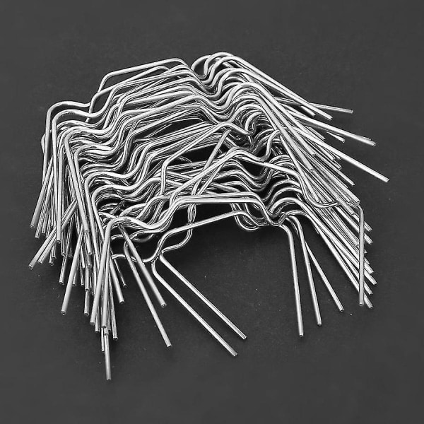 50 stk. drivhus W-klips i rustfritt stål, wireglassrammefester