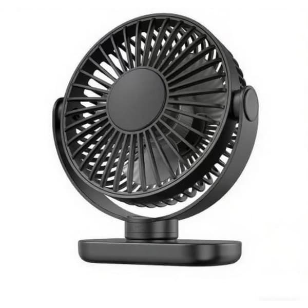 Bordventilator - Lille USB-ventilator - 3 hastigheder - Stille - 360° rotation