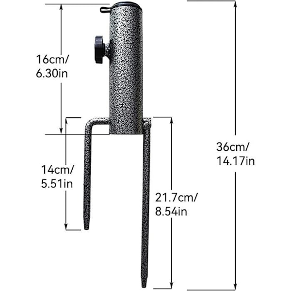 Parasolfod, 2 stk. Parasolanker Parasolholderanker, Justerbar Elastisk Parasolfod, Multi-Applikations Parasolfod