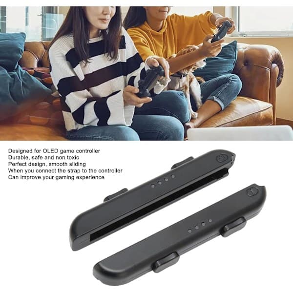 Joycon Håndleddsstropp for Switch, Erstatningshåndleddsstropp for spillkontroller for Joy Con Stropp 2-pakning, Jo