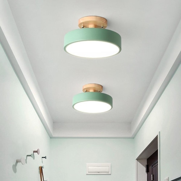 Taklampor Modern Led Nordisk Träbelysning Inomhusarmatur Kök Vardagsrum Sovrum Badkar DB Rosa