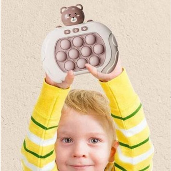 BROWN BEAR Pop It Spil - Pop It Pro Lysende Spil Hurtigt Tryk Fid