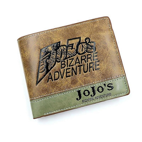 Lompakko Anime Attack On Titan PU-nahka Miesten lompakko Jiyuu no Tsubasa Lyhyt lompakko JOJO 1