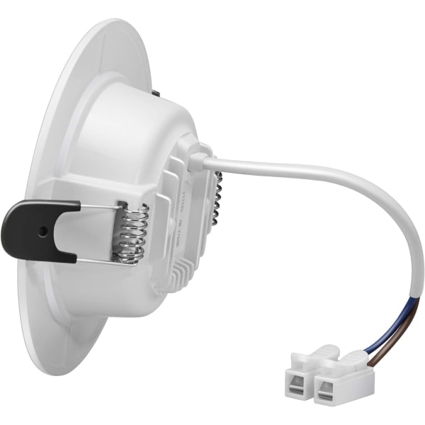 Fällbara LED-strålkastare, extra platta, infällda taklampor, runda, för vardagsrum, kök, 10-pack