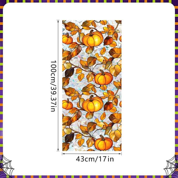 To elementer - vindusdekaler, glassmalerifilm - 100X43cm