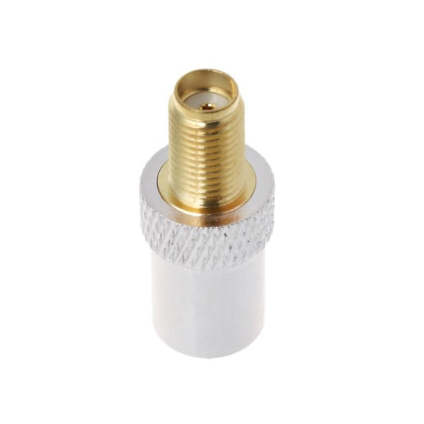 SMA Hun-stik til TV IEC Han-stik Koaksial Adapter RF-stik Nikkelbelagt
