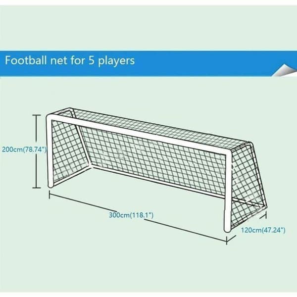 Fotballmålnett - 321,2m, 5 spillere, 1 stk