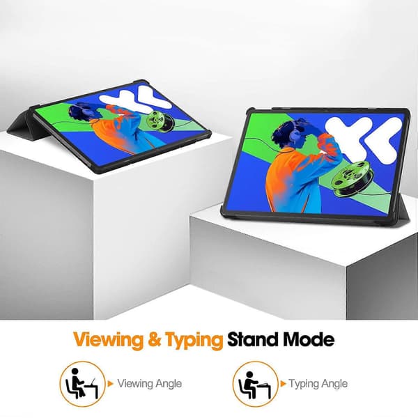 Etui til Lenovo Xiaoxin Pad Pro 12,7 tommer Anti-Drop Læder Stand Tablet Cover