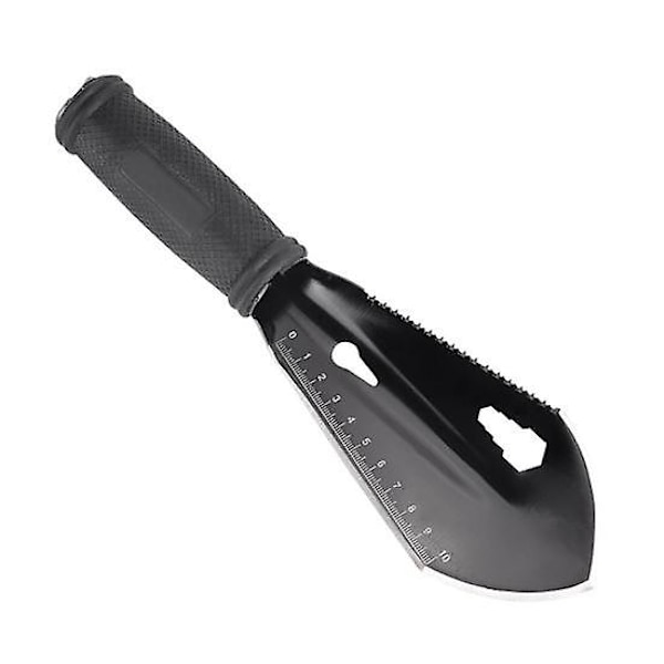Monitoiminen pieni puutarhalapio ergonomisella kahvalla, kannettava pieni käsilapio, meren kaivuuseen, maaperän kotiviljelytyökalu black