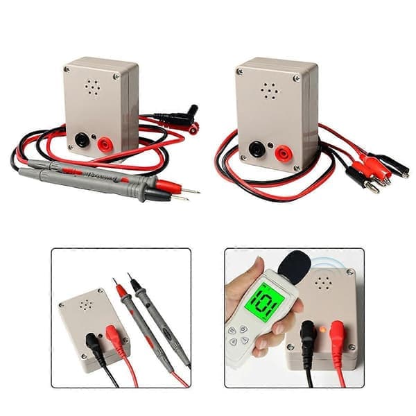 sæt 9V Buzzer Tester Kabel Tester PCB Kabelafbryder
